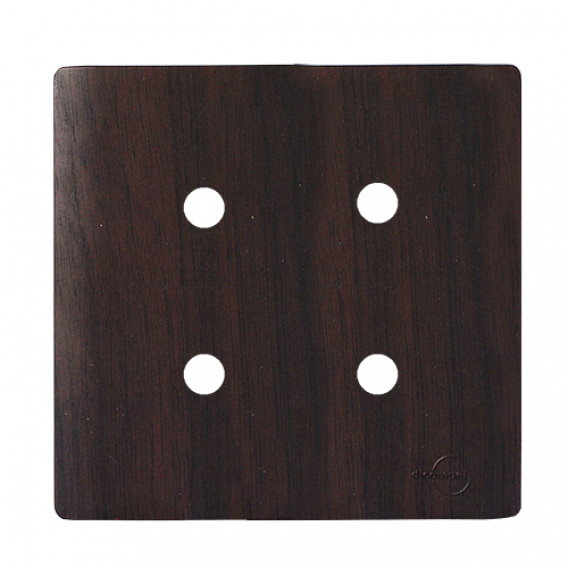 Placa p/ 4 Furos 4x4 - Novara Tabaco Placa p/ 4 Furos 4x4 - Novara Tabaco